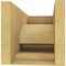 Ekena Millwork 10"W x 20"D x 10"H Wide Alma Rough Cedar Woodgrain TimberThane Corbel, Primed Tan CORUR10X20X10ALMRCPR - alternate 3